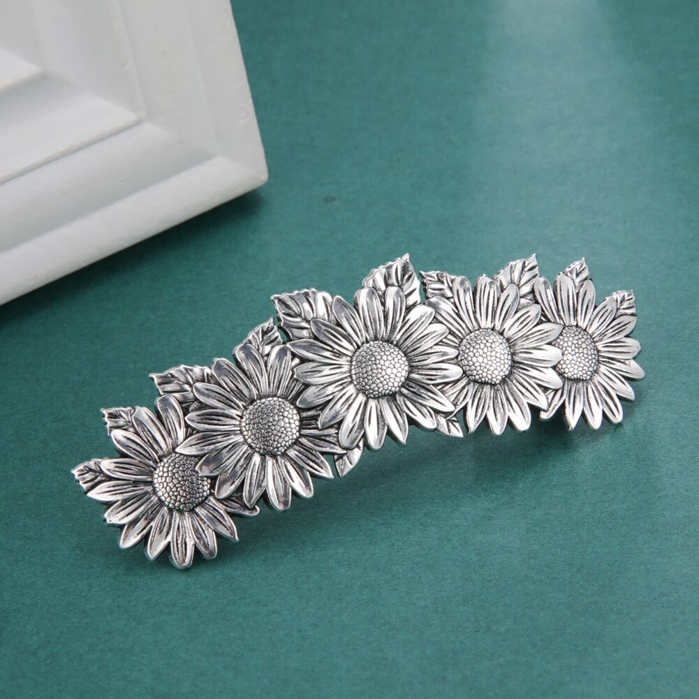 Skyrim Ginkgo Daisy fleur plante pince à cheveux mariée diadème rétro femmes épingle à cheveux Barrette luxe mariage cheveux accessoires