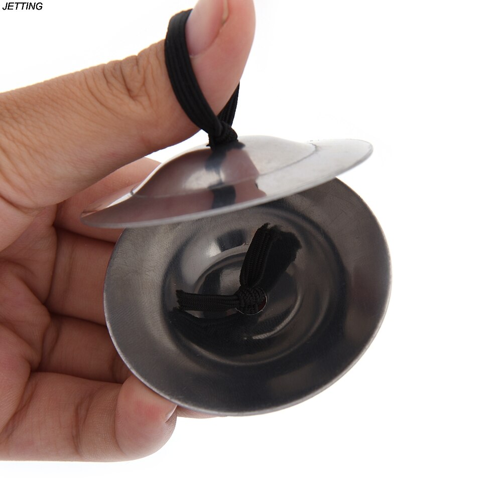 Percussion Musical Instrument Belly Dancing Silver Finger Cymbals