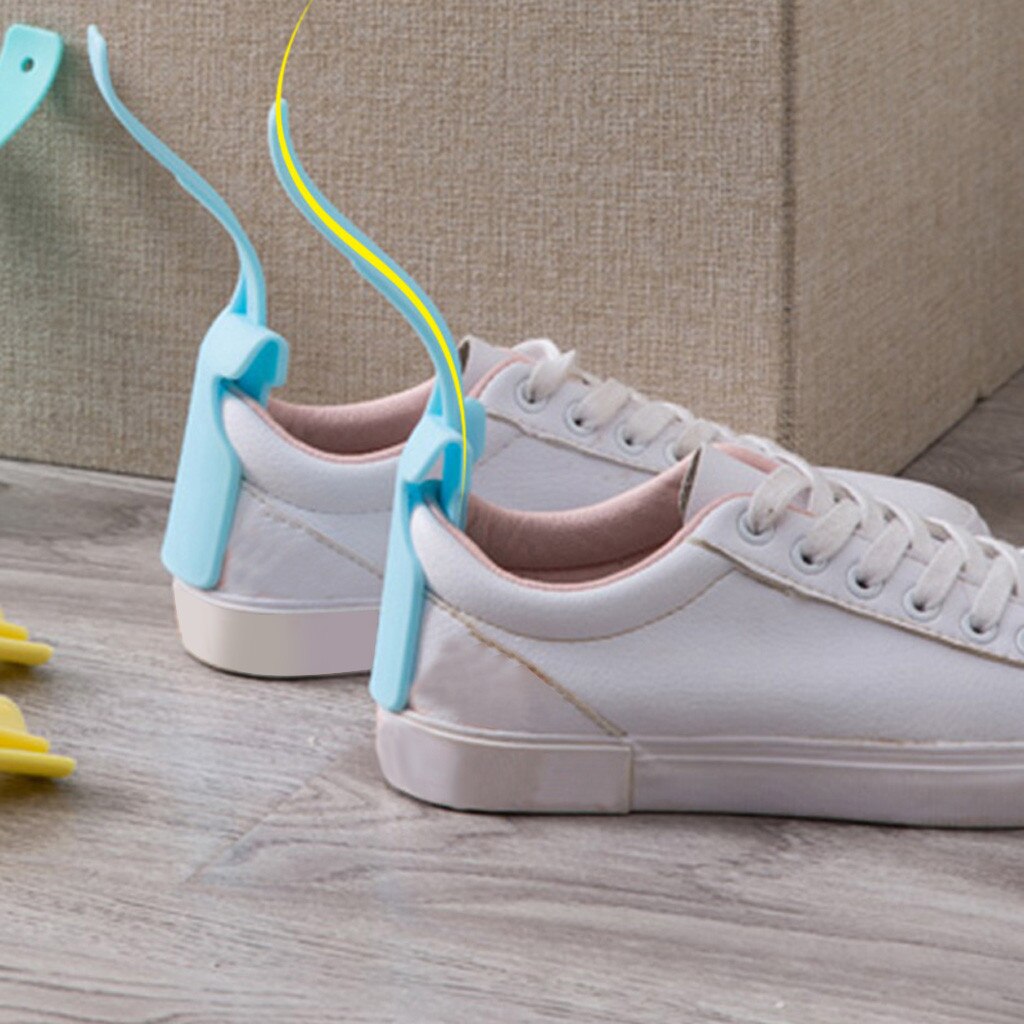 Lazy Shoe Helper Portable Handled Shoe Horn Shoe Lifting Helper Easy