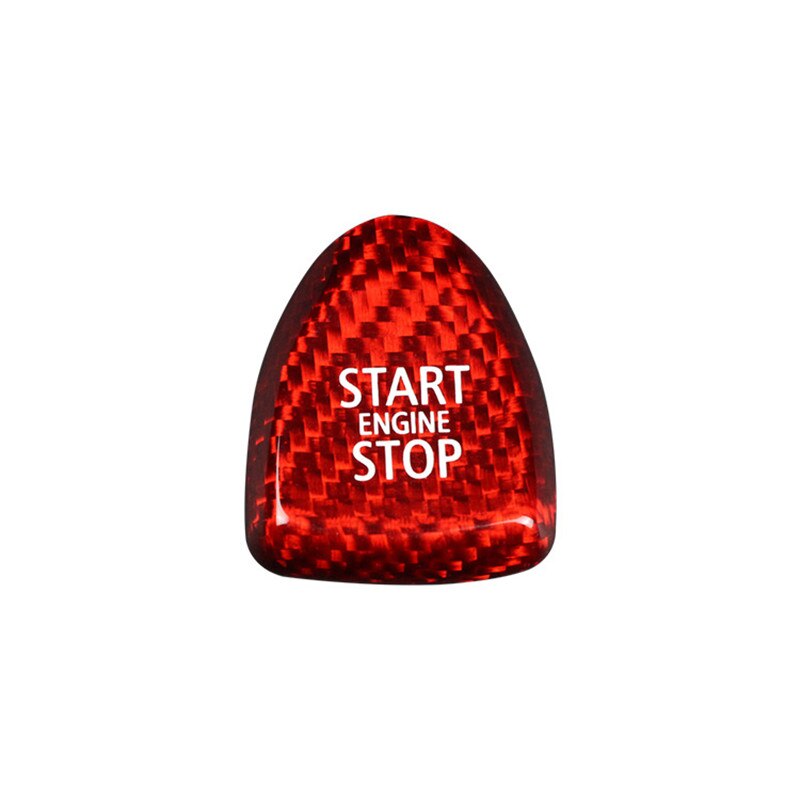 Carbon Fiber Car Engine Start Stop Button Cap Trim Cover For Mini Cooper F54 F55 F56 F57 F60 Accessories: B