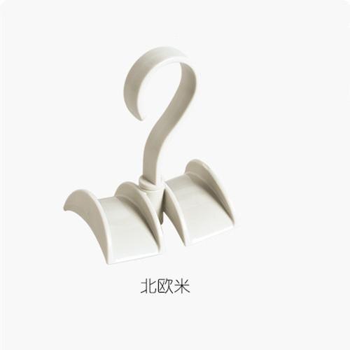 360-degree Rotation Bag Rack Closet Organizer Hanger Handbag Storage Purse Belts Scarves Hanging Rack Hook Home Bag Rack: Beige