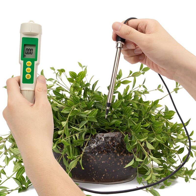 Soil Moisture Detector Split Soil Meter Soil Nutrient Plant Detector Orchard Soil EC Meter