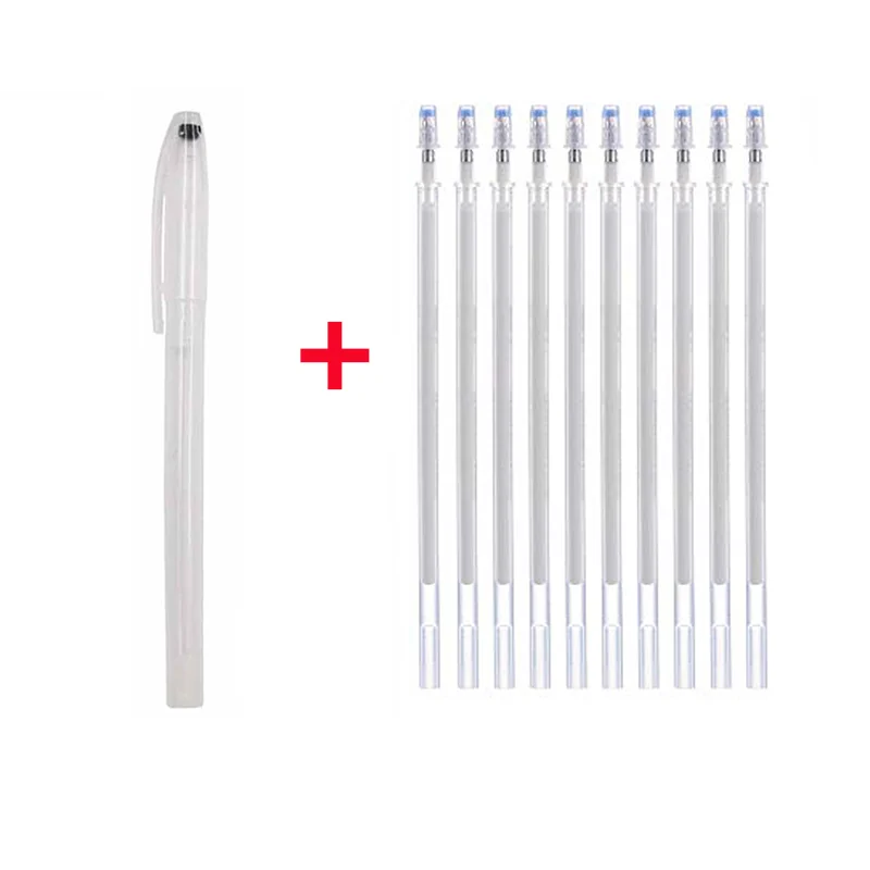 Stylo marqueur magique effaçable à la chaleur, 6 à 51 pièces, stylos en tissu qui disparaissent la température, marquage de ligne, accessoires de couture artisanaux pour bricolage: vert clair