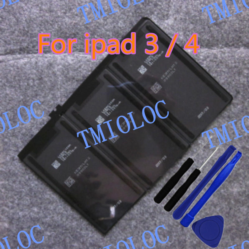 Neue kapazität 11500mAh A1389 Ersatz Batterie Für ipad 3 4 A1403 A1416 A1430 A1458 A1459 A1460 0 Cycly