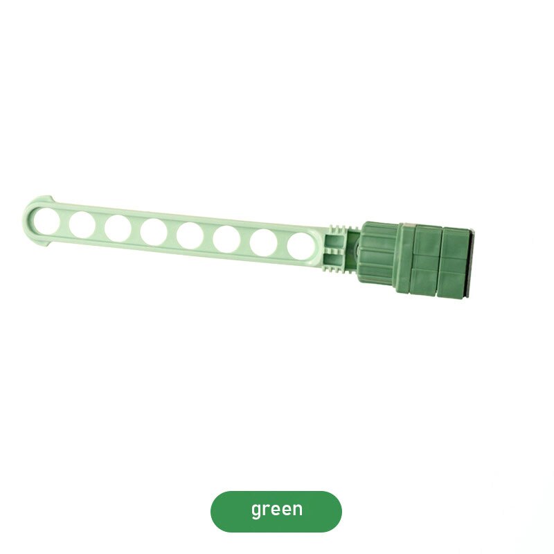 8 Holes Drying Rack Balcony Clothes Drying Rack Wall Mounted Clothes Drying Rack Bathroom Drying Rack Indoor Space Saving Rack: Green