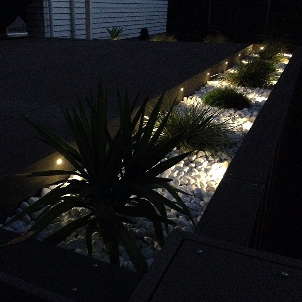 U-lampen 0,6 Watt LED Treppen Lampen IP65 LED Gartenpost Pfad Wasserdichte Beleuchtung Außenterrasse Sockel Lampe 6 teile/satz F101-6