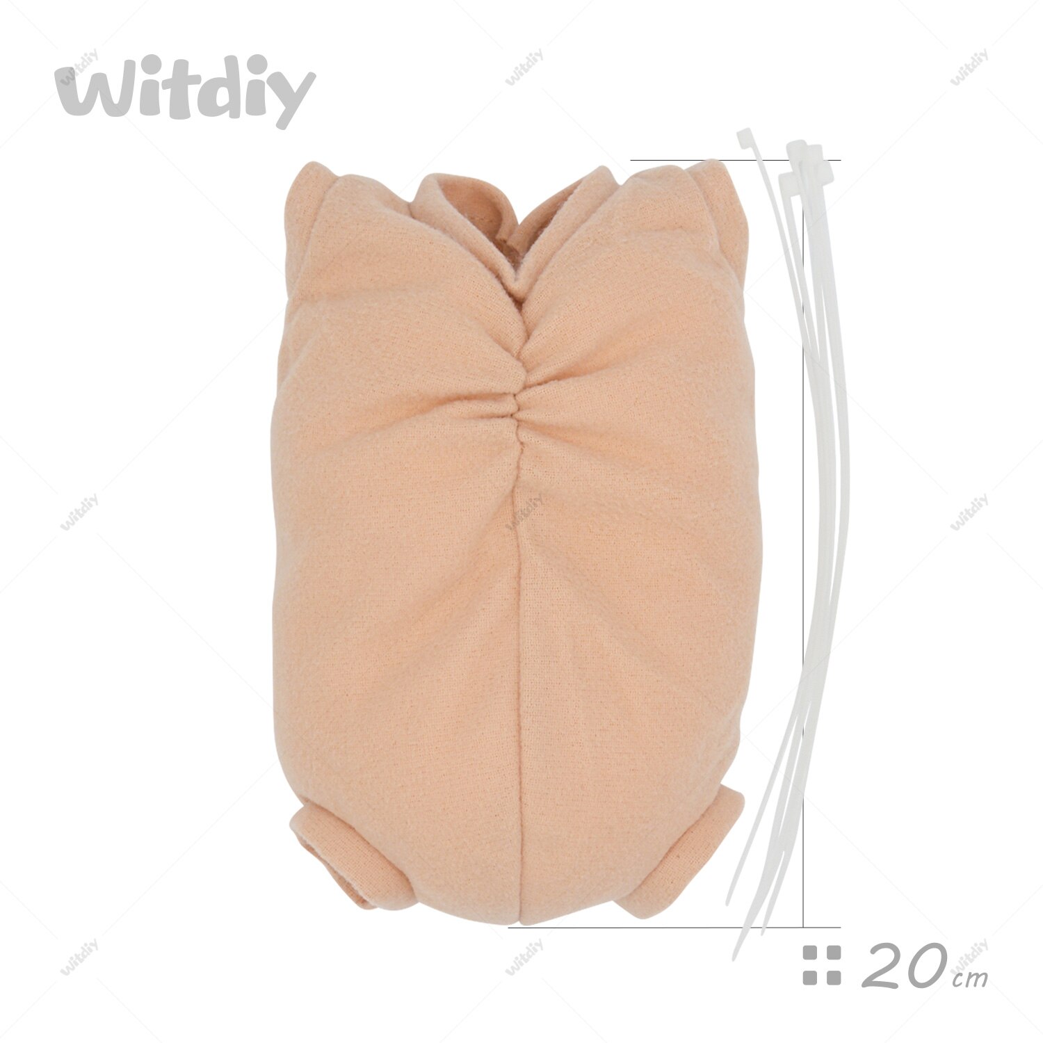 Witdiy muñecas Reborn cuerpo de tela: Tink