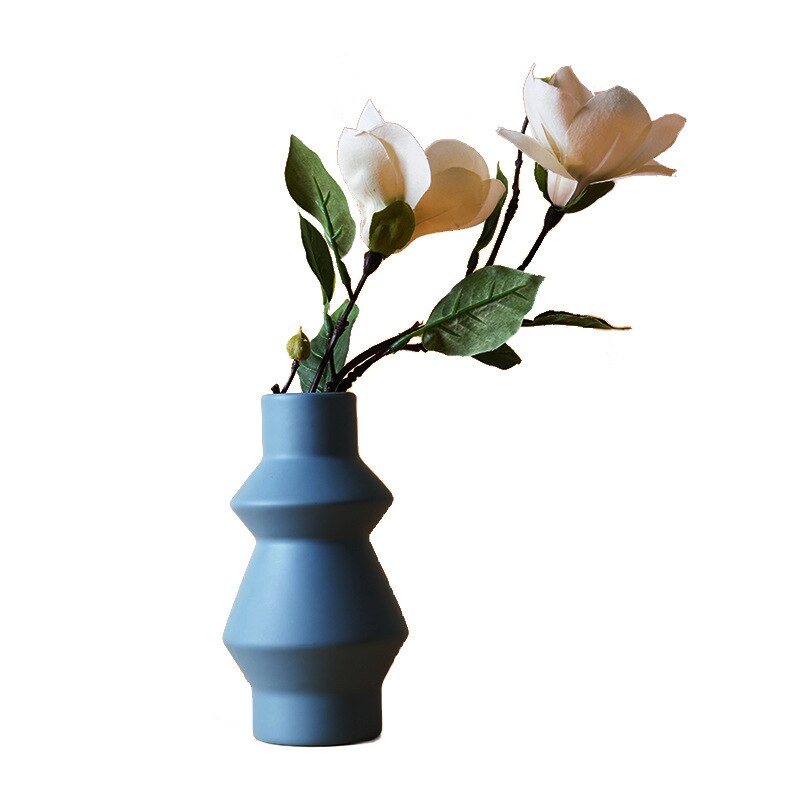 Gedroogde Bloemen Versierd Met Vazen Eenvoudige Vaas Keramische Woonkamer Home Decoraties Vazen Voor Decoratie Vaas Decoratie