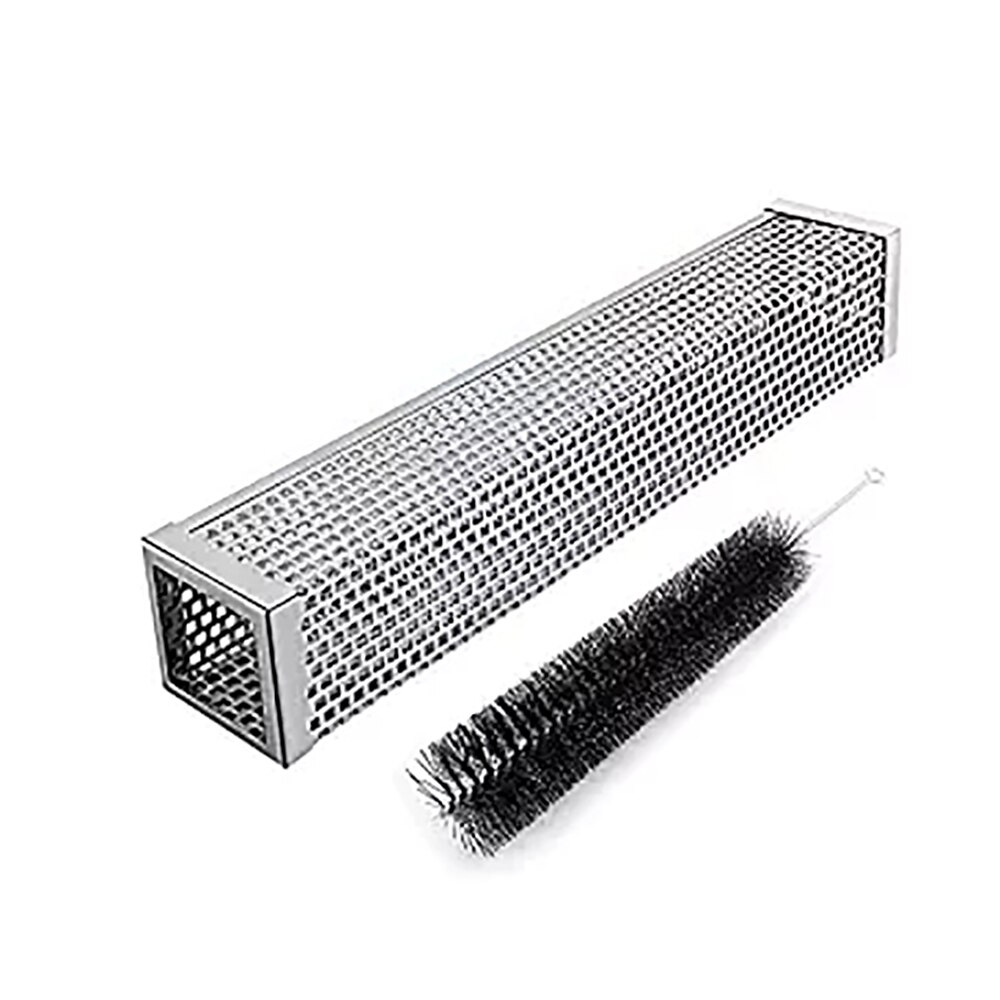 1 st rostfritt stål rökgenerator nätrör för grill eller kallrökning bbq tillbehör