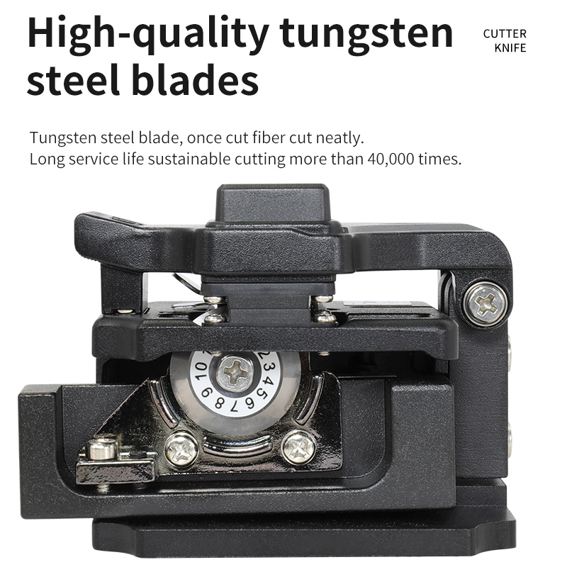 SKL-8A Optical Fiber Cutting Knife Cable Fiber Cleaver Fiber Optic Cutter Melt Fiber Cleaver Kit Fiber Optical