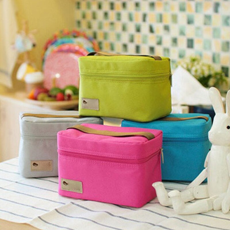 Picknick Tasche Tragbare Isoliert Thermischen Picknick Tasche Camping Wandern Sport Reise Frauen freundlicher Männer Solide Mittagessen Kasten Kochen Tasche