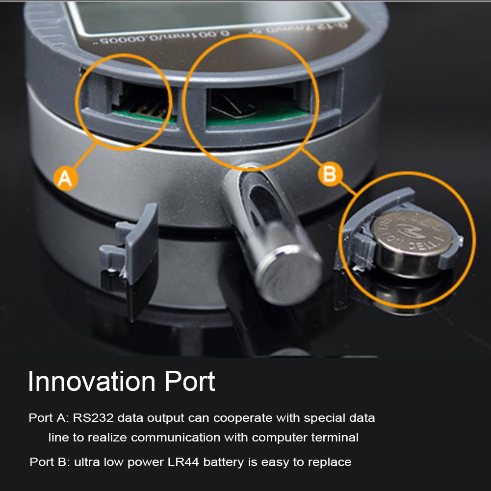 digital indicator 0-12.7mm 0.01mm 0.00005" Electronic Micrometer Micrometro Metric/Inch Dial Indicator Gauge