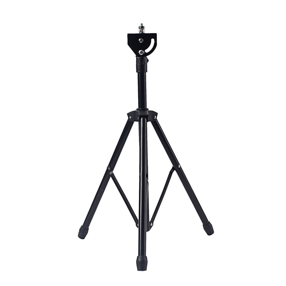 8inches Adjustable Metal Tripod Dumb Drum Stand Practice Pad Rack Bracket Support Percussion Accessory(Black)