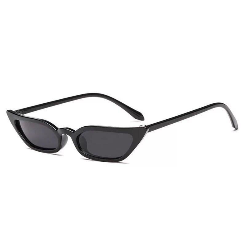 Okulary-gafas de sol con protección solar para hombre y mujer, anteojos de sol femeninos con protección solar, montura pequeña y ángulo afilado, con protección UV400: 07