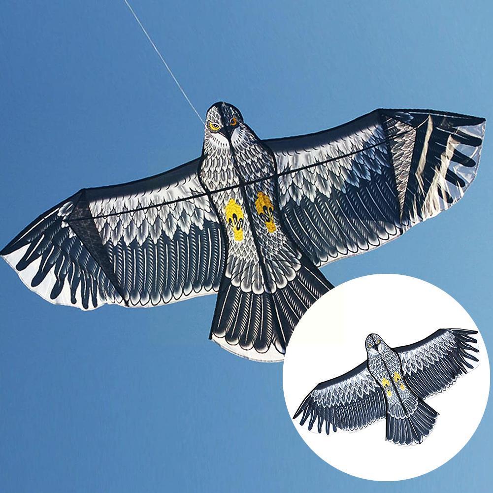 Owl Bird Repelling Kite Bird Scarer Emulation Flying Drive Bird Kite Emulation Bird Repellent Eagle Flying Kite For Ga G3z6