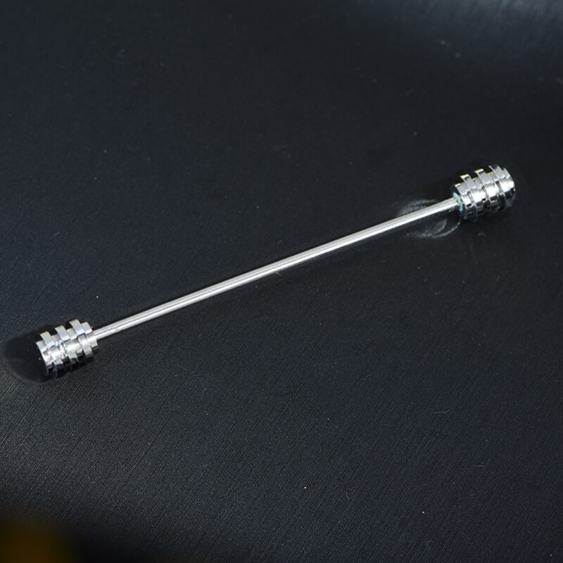 Spilla da uomo in rame di lusso con spille per cravatta, fermaglio per colletto, spilla da sposa, ornamento da sbarra: argento