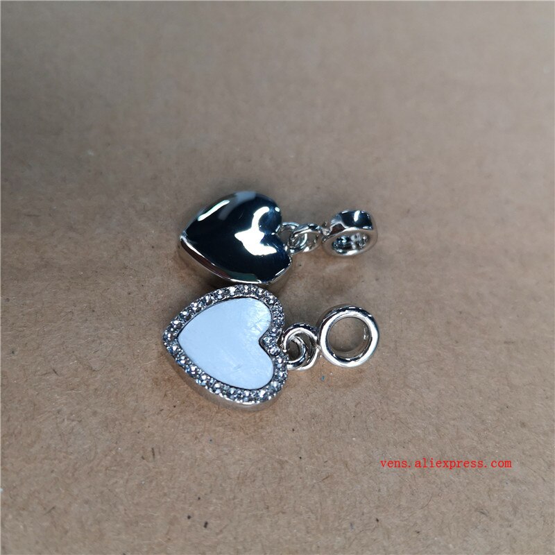 sublimation blank heart charms photo bead metal charm for valentine's Day transfer printing consumables 10pieces/lot