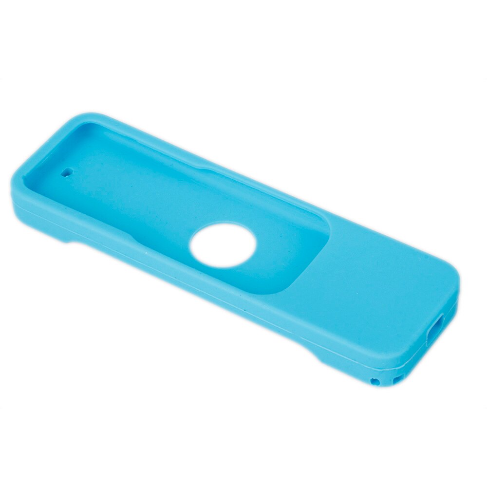 Coque de protection en Silicone coloré pour télécommande Apple TV 4, housse anti-poussière étanche: Blue