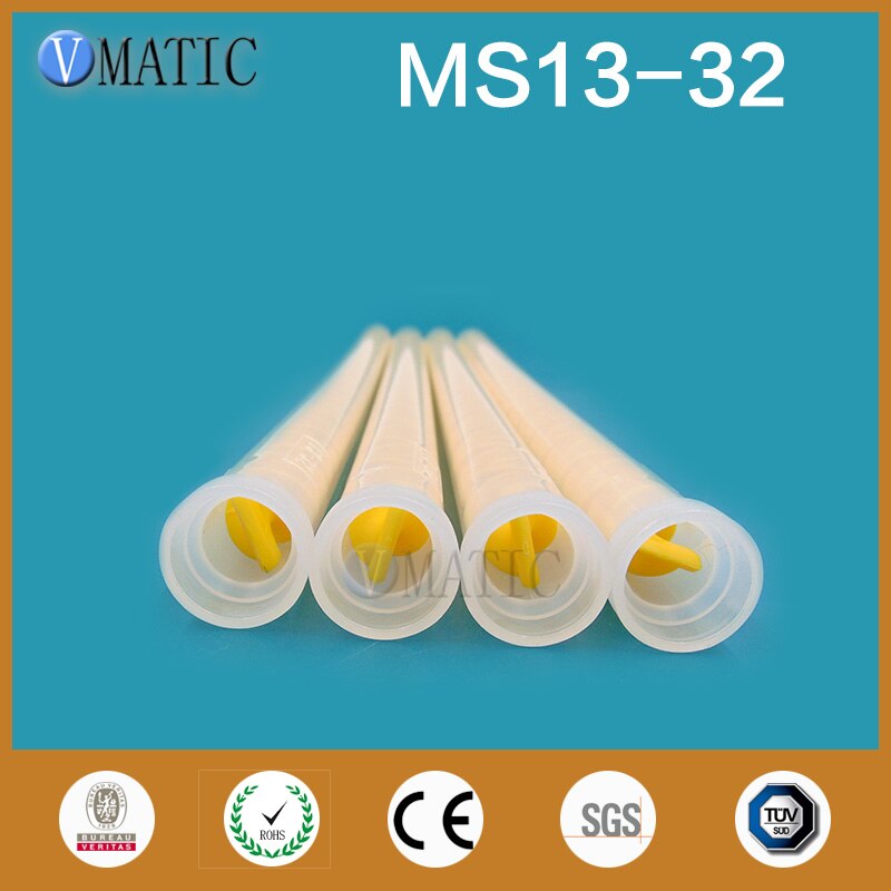 Resin Static Mixer MC/MS 13-32 Mixing Nozzles For Duo Pack Epoxies (Yellow Core)