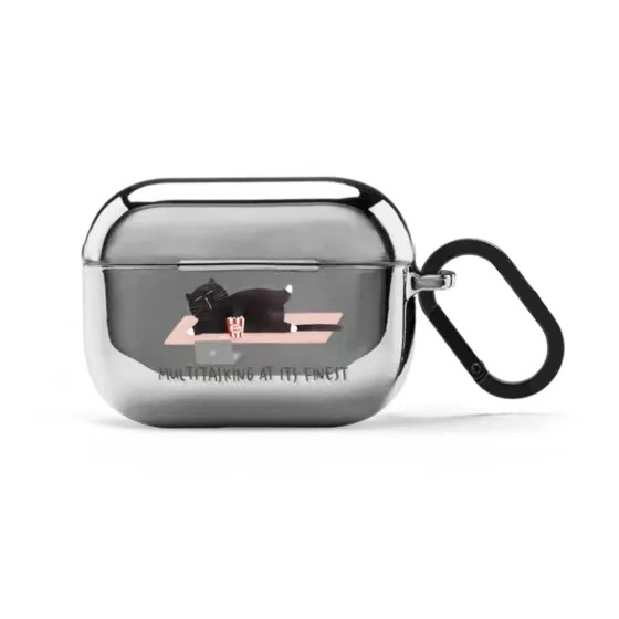 Colorful Hearts Electroplated Case for AirPods 3 4 Pro Pro2 Earbuds Cover: XS / MULTICOLOR