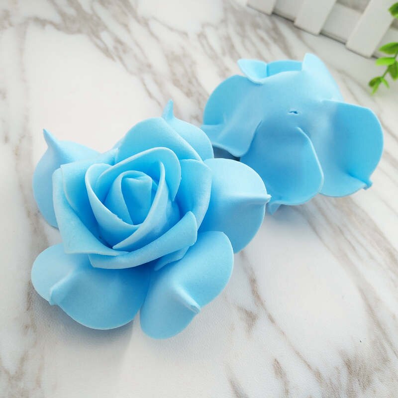 Tee itsesimulaatio pe foam rose kukka pallo kukka-asetelma kaaria 4.5 cm 5 kpl