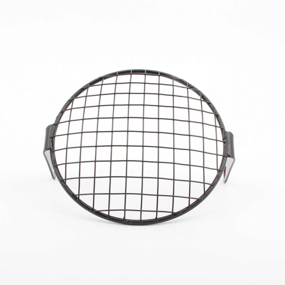 Masque à mailles pour phare de moto | Universel, protection de phare pour motos/vélos/Cruisers/baguettes/Bobber/Caf: A