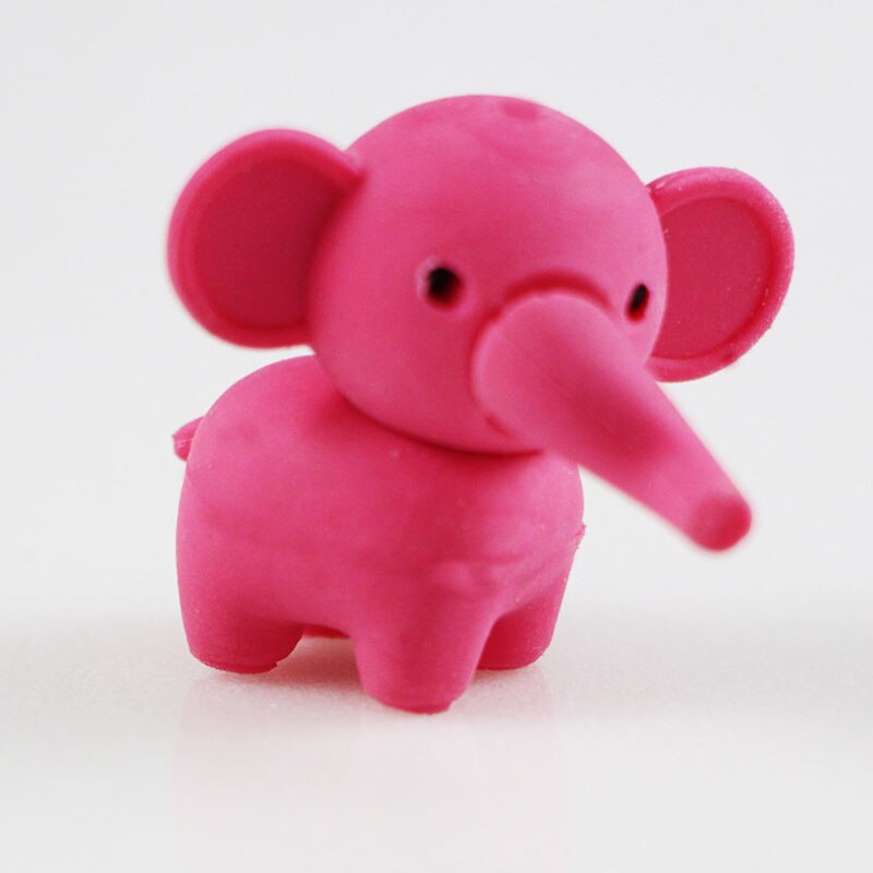 1Pcs Leuke Cartoon Mooie Olifant Gum Kinderen Leren Briefpapier Prijzen Kawaii Schoolspullen Papelaria