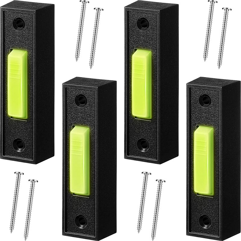 Universal Garage Door Opener Switch 41A4166 Lighted Wall Mounted Push Button Black Finish With White Center: Army Green