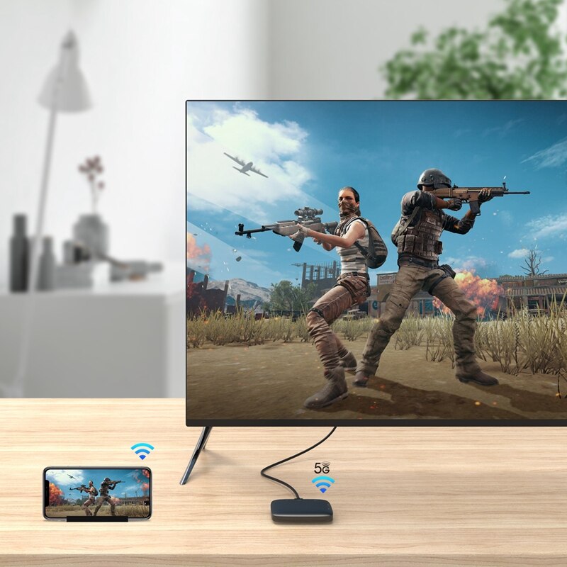 Wireless Same Sn Device Wireless Two-In-One Sn Device for Apple Android WIFI to HDMI