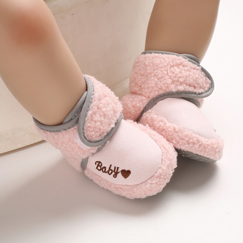 4 tipos do bebê outono botas de inverno do bebê meninos da menina inverno sapatos quentes sólidos da forma da criança primeiros caminhantes sapatos do miúdo 0-18m botas