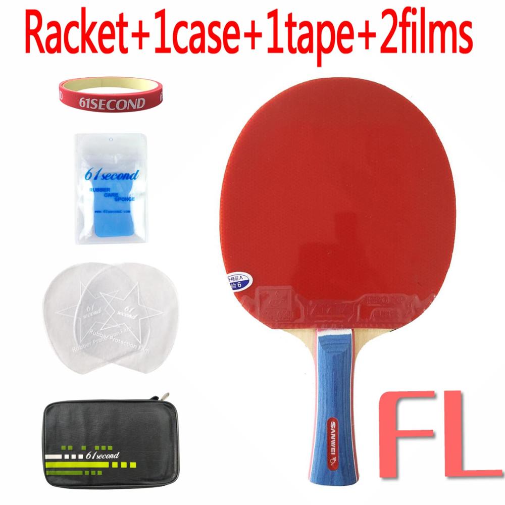 Sanwei M8 Long Shakehand-FL with 2Pieces KTL XP The listing Factory Direct Selling: FL with FM case