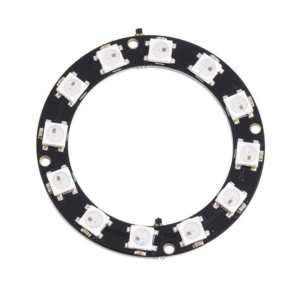 ! 5050 12-Bit RGB LED Ring WS2812 Round Decoration Bulb Perfect For Arduino