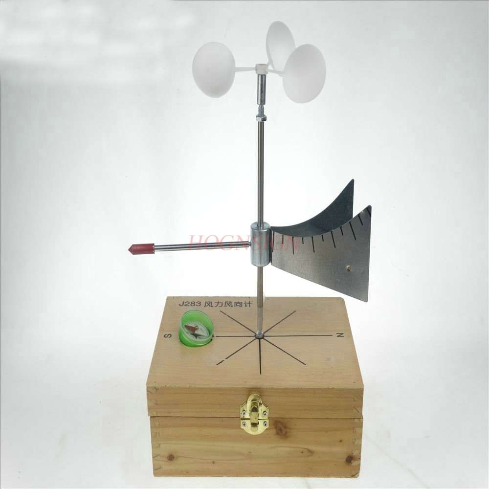 Anemómetro de viento anemómetro de viento equipo de ciencia Experimental Escuela Primaria instrumento de enseñanza de Geografía