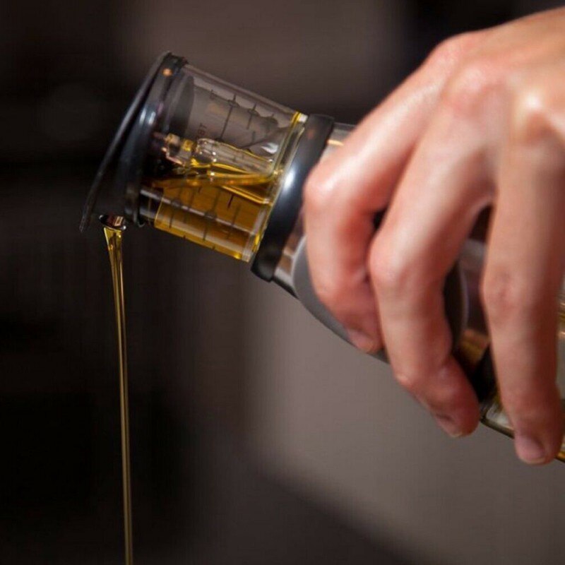 Pressetype dosering olieflaske sund olieflaske køkkenredskaber trykmåling kedel kop køkkenartikler