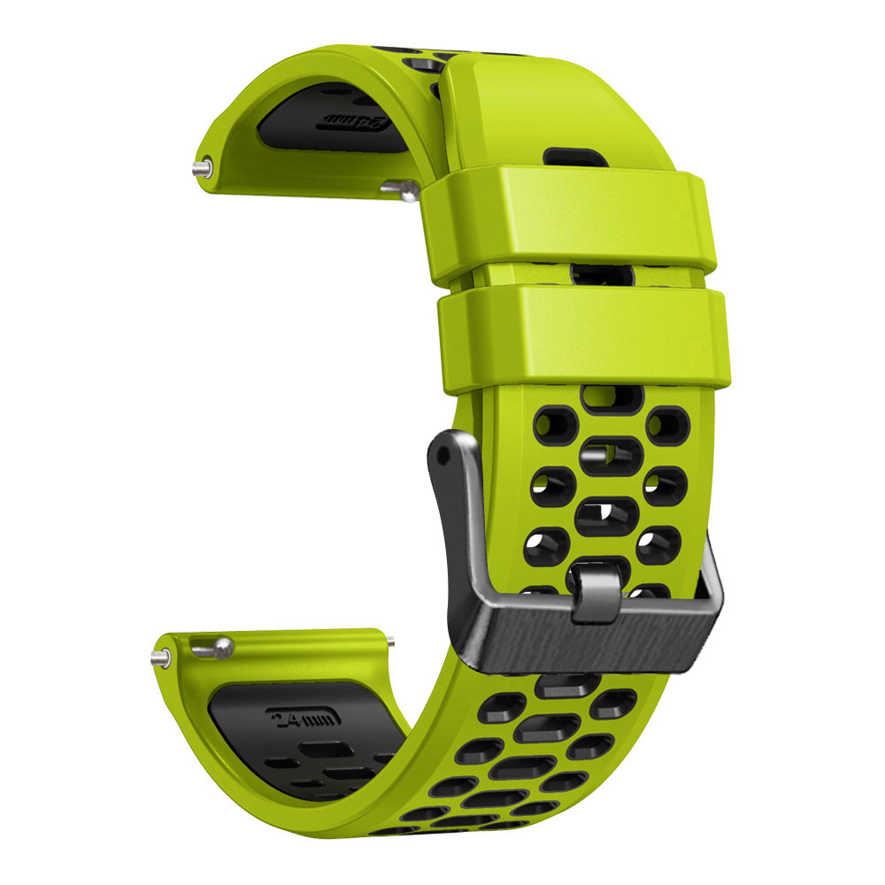 Correa de silicona de 24mm para TicWatch Pro 5, accesorios de repuesto para pulsera TicWatch Pro 5: Azul