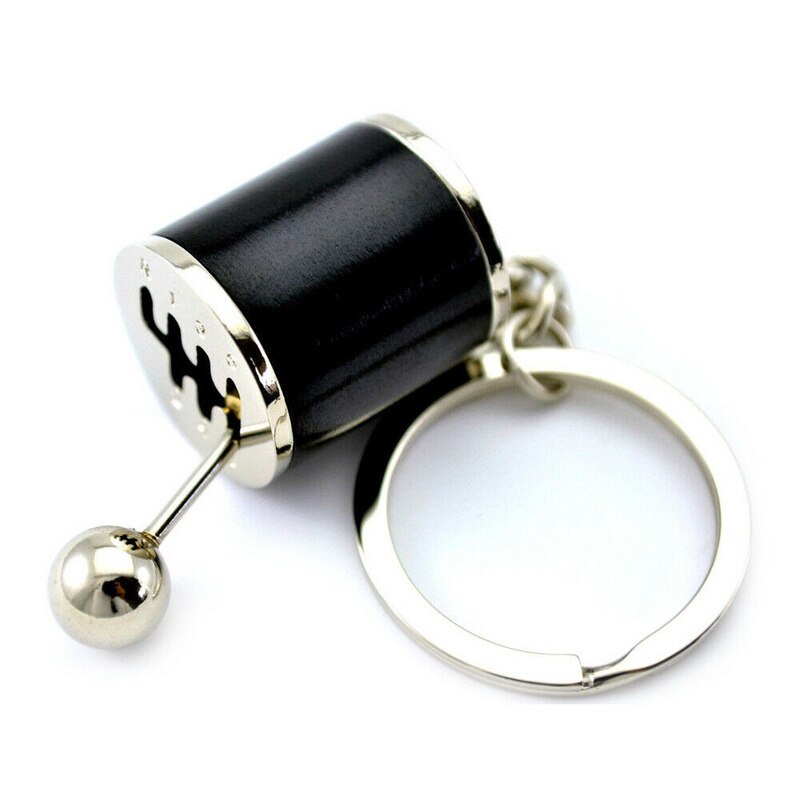 1pc- bils kort växelspaksknopp nyckelring nyckelring nyckelringar shift turbo mini drift nyckelhållare 3 färger