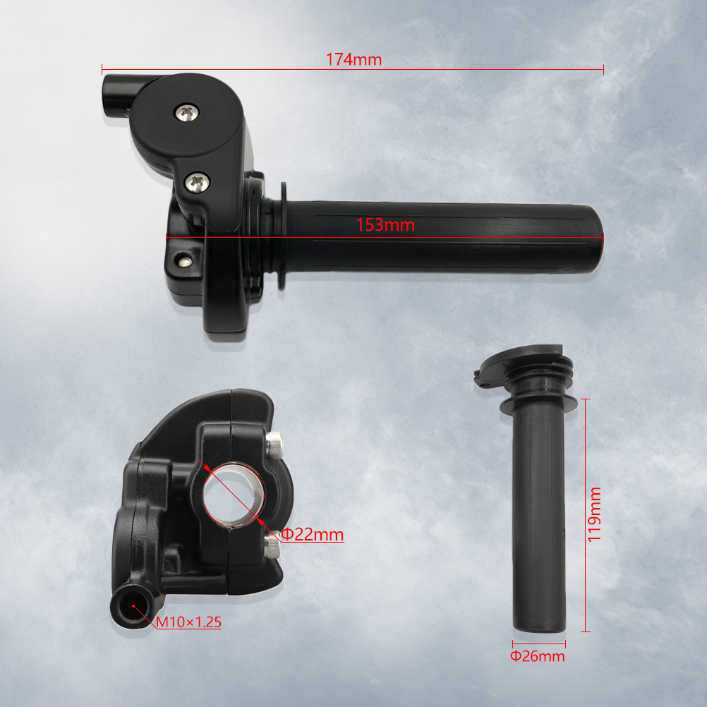 Manopole acceleratore moto OTOM 22mm con meccanismo runner per KTM HONDA YAMAHA KAWASAKI SUZUKI manubrio acceleratore gas