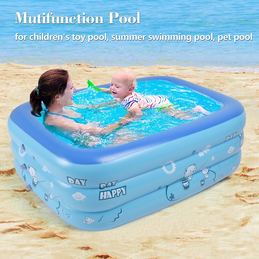 Inflatable Bathtubs Baby Home Outdoor Swimming Pool Basin Water Play Toy