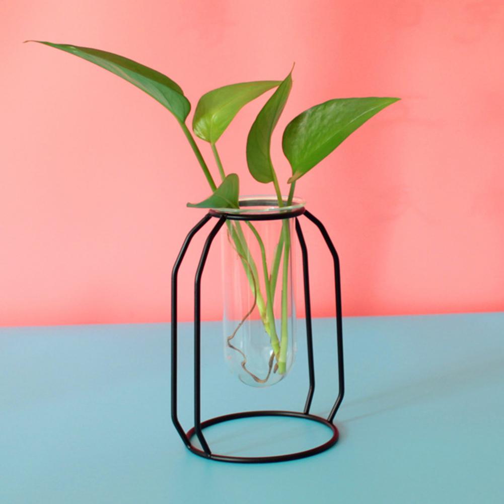 Glass Vase	Hydroponics Terrarium Portable Reusable Glass Air Plant Terrariums Propogation Station Home Decor