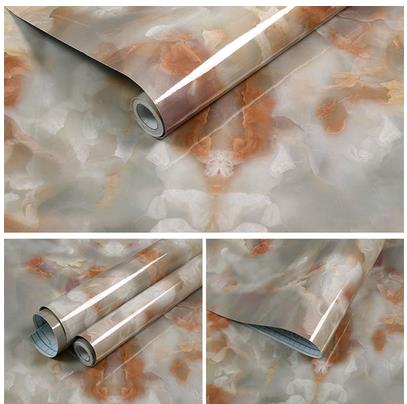 Self-adhesive kitchen oil-proof stickers high temperature resistant waterproof tile wall stickers wallpaper cabinet stickers: NO  06