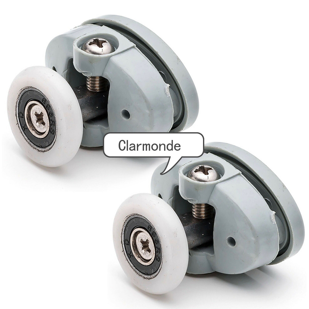 2pcs4pcs 8pcs Butterfly Single Shower Door Rollers/Runners/Wheels/Pulleys 23mm /25mmwheel: 2bottom / 25mm