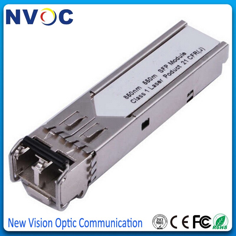 1.25G 850nm Optische SFP Transceiver LC Connector DDMI 550m Module, 1.25Gbps LC SFP Transceiver, dual Fiber, 850mm, 550 M, DDM