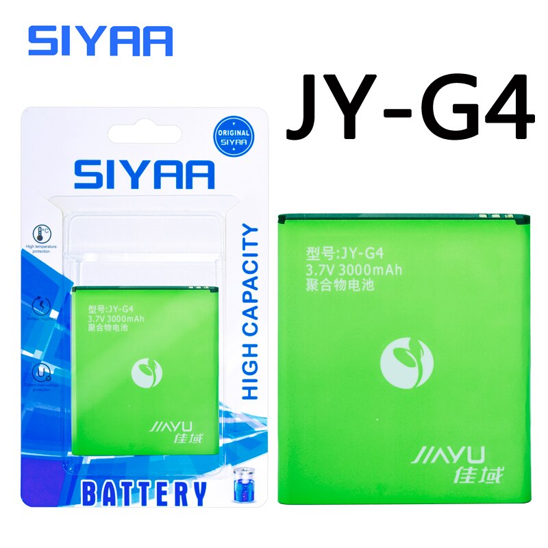 SIYAA – batterie Lithium-polymère de remplacement, pour JIAYU G4 G4S G4T JYS3 S3 JYG2 G3