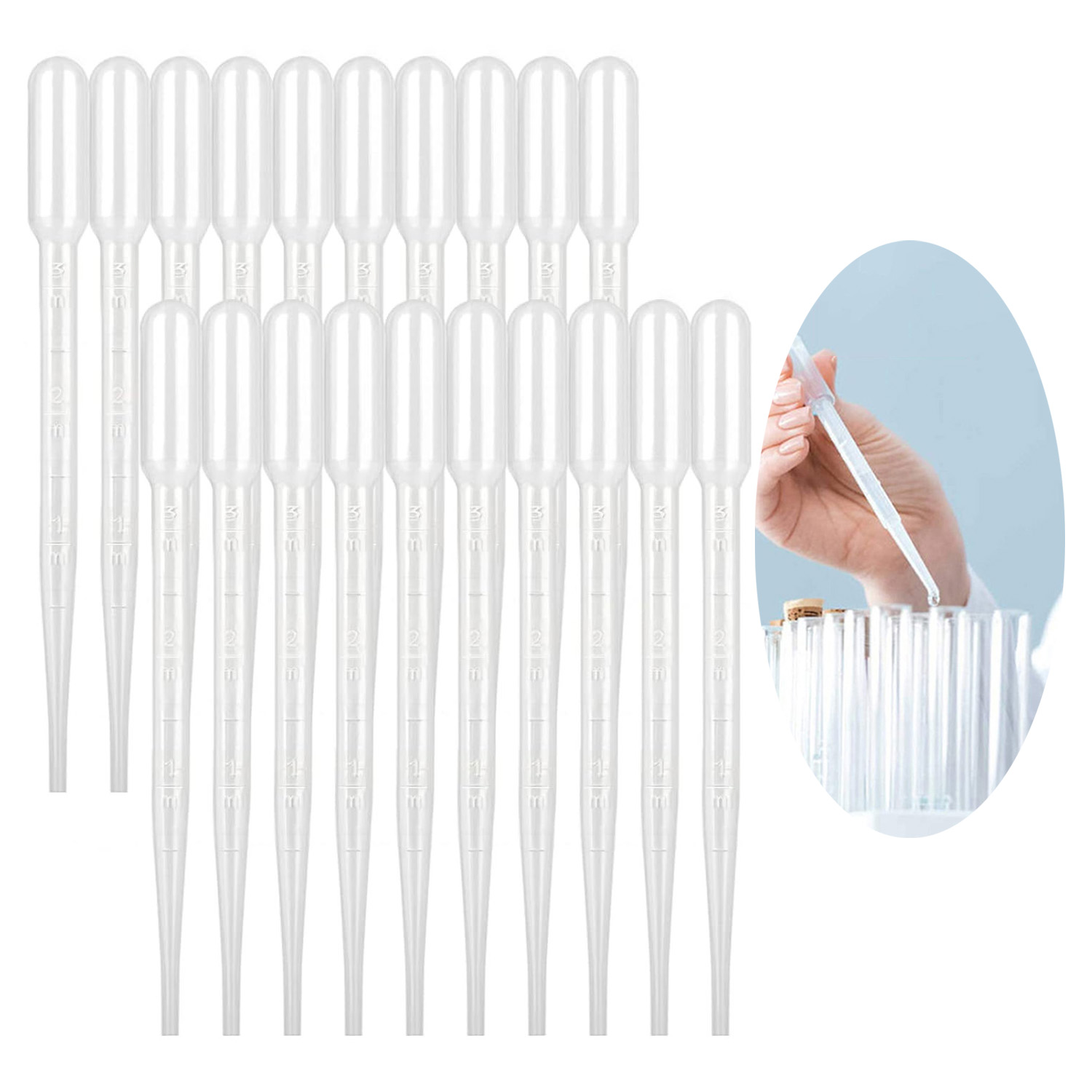 100 teile/los Labor Pipette Kunststoff Einweg Abgestufte Behälter Flüssigkeit Dropper Ausrüstung Stroh Werkzeuge Experimentelle Liefert
