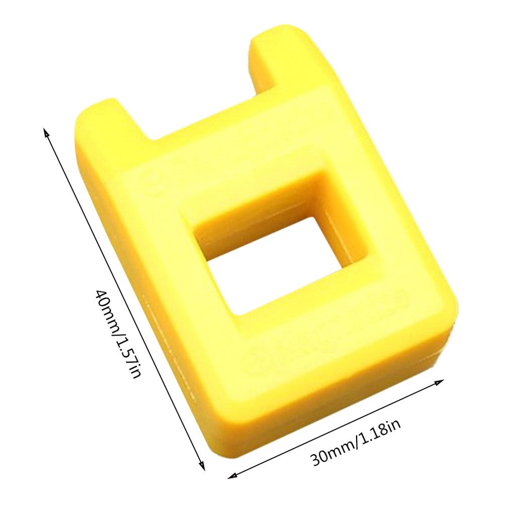 Draagbare 2- -in- -1 schroevendraaier bitkop demagnetiseringstool handmatige schroevendraaier demagnetiseerder magnetiseerder mini demagnetiseerder: Default Title