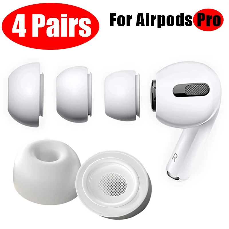 Earphones Replacement Earplug Ear Pads For Apple AirPods Pro 1/2 generation XS/S/M/L Size Soft Silicone Ear Tips Cover Ear Plugs