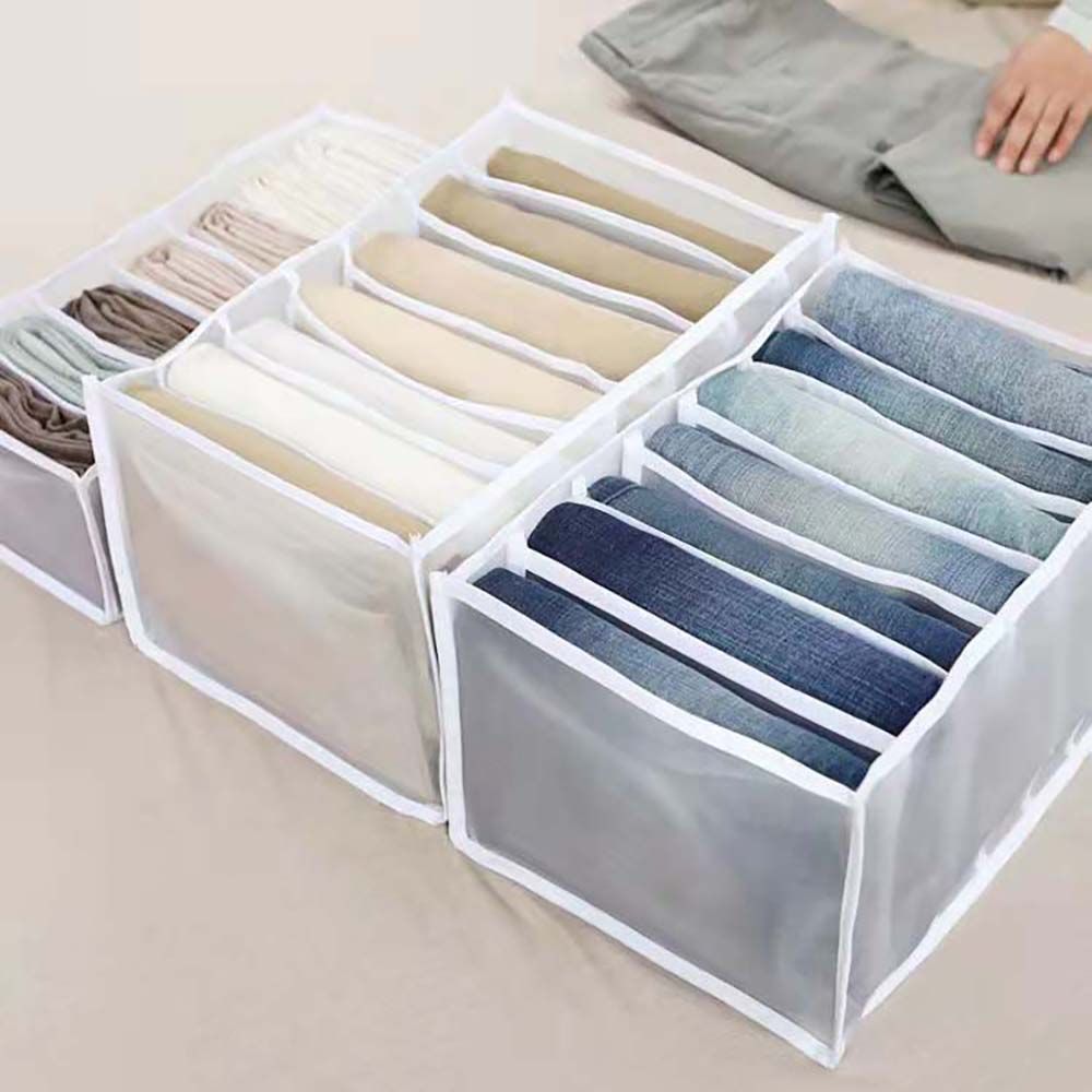 1Pcs Jeans Broek Opslag Closet Kledingkast Rek Kleding Organizer Closet Organizer Kleding Opbergdoos