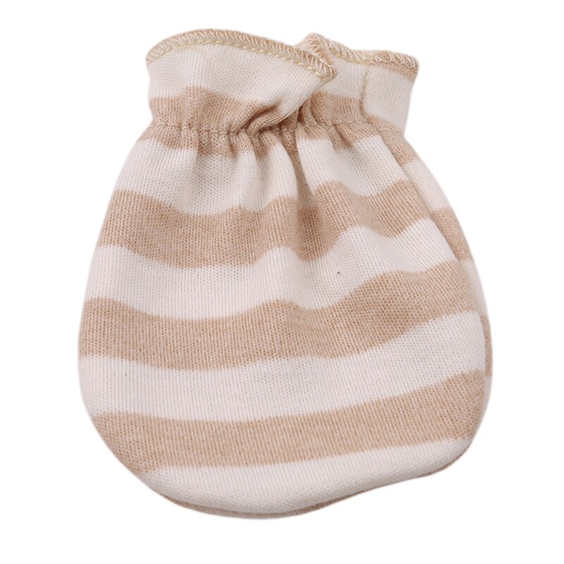 de un bebé Anti-Manoplas para rascar niños niñas transpirable guantes de bebé recién nacido Accesorios: Brown wide strip