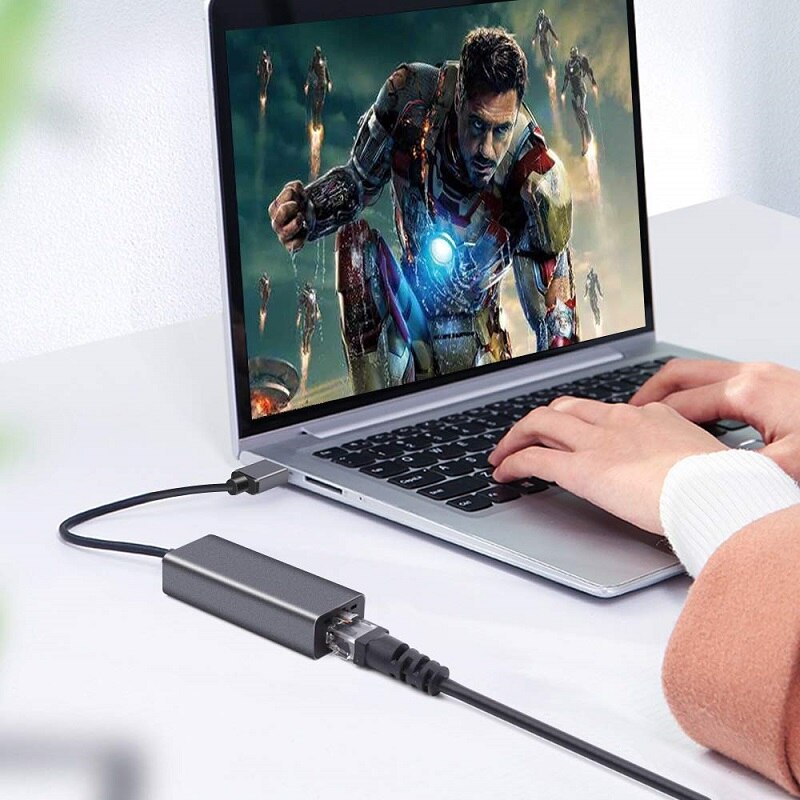 USB 3.0 To RJ45 Lan Adapter Gigabit Ethernet Network Card 10/100/1000 Mbps Drive Free Ethernet Converter For Laptop Win7/8