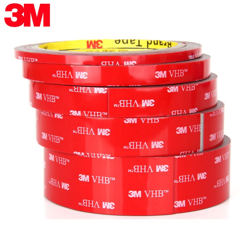 3Meters/Roll Car Double-Sided Adhesive Tape 3M VHB Strong Fixed Foam Non-Marking Tape For Car Width 6 8 10 12 15 20 30 40 50mm